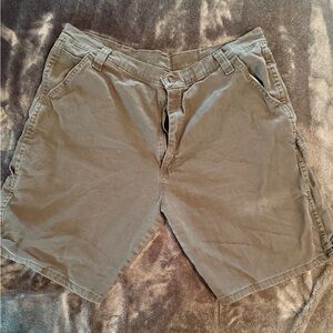 Wrangler Men’s Cargo Shorts Gray Size 38 Relaxed Fit Workwear